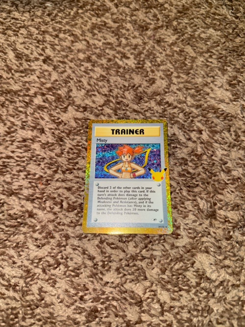 Misty Trainer 18/132 30th Celebration: Classic Collection Pokemon